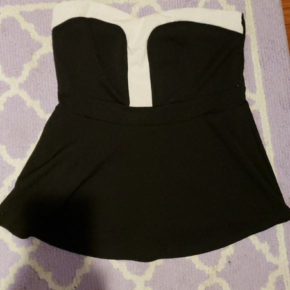 torrid Tops - Peplum strapless top